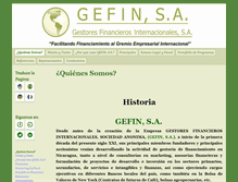 Tablet Screenshot of gefinsa.com